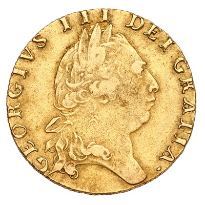 Lot 166 - George III, Guinea 1794, fifth laureate head,...
