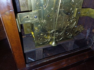 Lot 180 - A Mahogany Striking Table Clock, signed Saml...