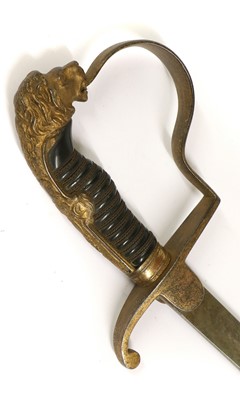 Lot 241 - An Imperial German Officer's Lion Head Sword,...