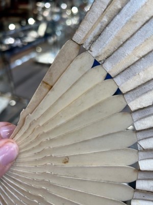 Lot 229 - An 18th Century Heraldic Fan by Sarah Ashton,...
