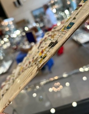 Lot 229 - An 18th Century Heraldic Fan by Sarah Ashton,...