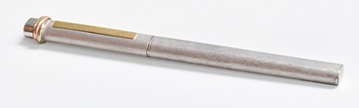 Lot 35 - A Must de Cartier Ballpoint-Pen, with brushed...