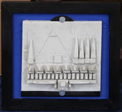 Lot 105 - Dick Raines (Contemporary), Ceramic Tile Fired...