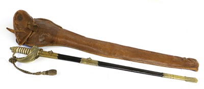 Lot 199 - A George V 1827 Pattern Naval Officer's Sword,...