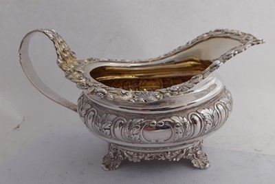 Lot 2093 - A Four-Piece George IV Silver Tea and Coffee-Service
