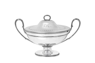 Lot 2190 - A George III Silver Sauce-Tureen and Cover