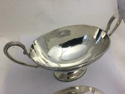 Lot 2034 - A George III Silver Sauce-Tureen and Cover