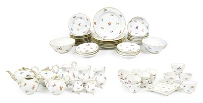 Lot 258 - A Meissen Porcelain Tea and Coffee Service,...