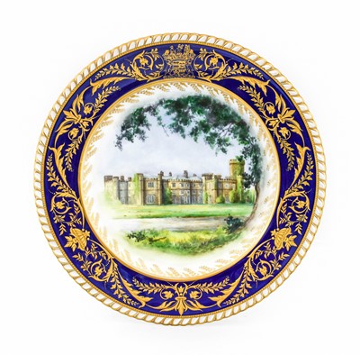 Lot 10 - A Stefan Nowacki Derby Porcelain Plate, 1984,...