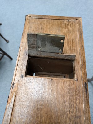 Lot 205 - A Walnut and Banded "Honesty" Tobacco Box, 1st...