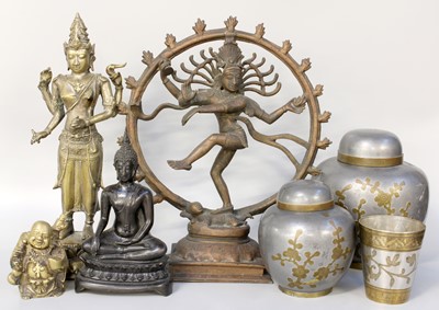 Lot 234 - A Selection of Asian Works of Art: Buddha, Two...