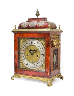 Lot 329 - A Tortoiseshell Striking Table Clock Made for...