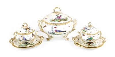 Lot 11 - An English Porcelain Dinner Service, mid 19th...