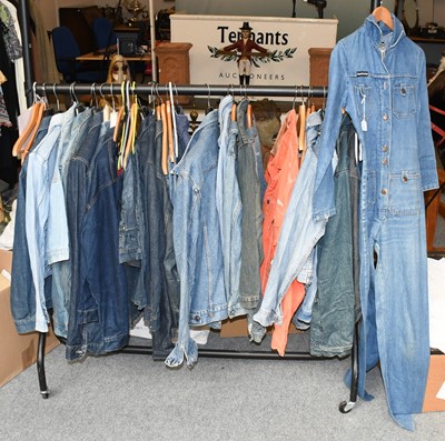 Lot 1098 - Assorted Denim Jeans, Jackets and Clothing,...