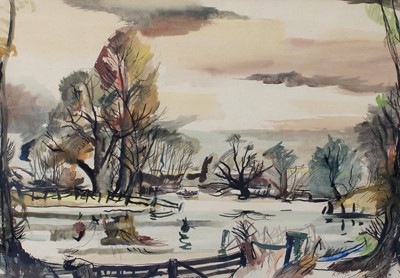 Lot 1117 - Rowland Suddaby (1912-1972) "The Stour in...