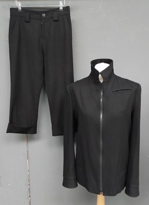 Lot Y's Yohji Yamamoto Black Wool Jacket with...