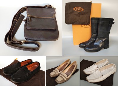 Lot Modern Ladies Tod's Shoes and Accessories,...