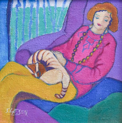 Lot 381 - Jeanette Lasson (1924-2008) "Sleeping Partners"...