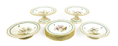 Lot 16 - An English Porcelain Dessert Service, circa...