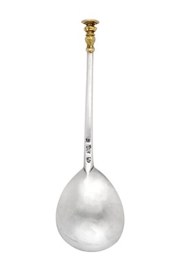 Lot 2037 - An Elizabeth I Parcel-Gilt Silver Seal-Top Spoon