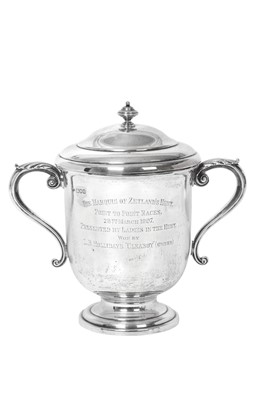 Lot 2136 - An Edward VII Silver Two-Handled Cup and Cover