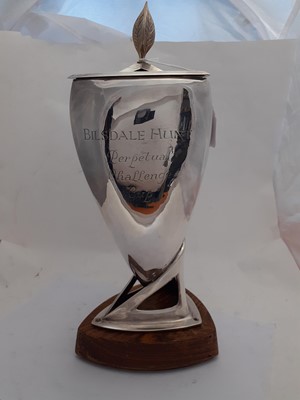 Lot 2312 - An Elizabeth II Parcel-Gilt Silver Cup and Cover