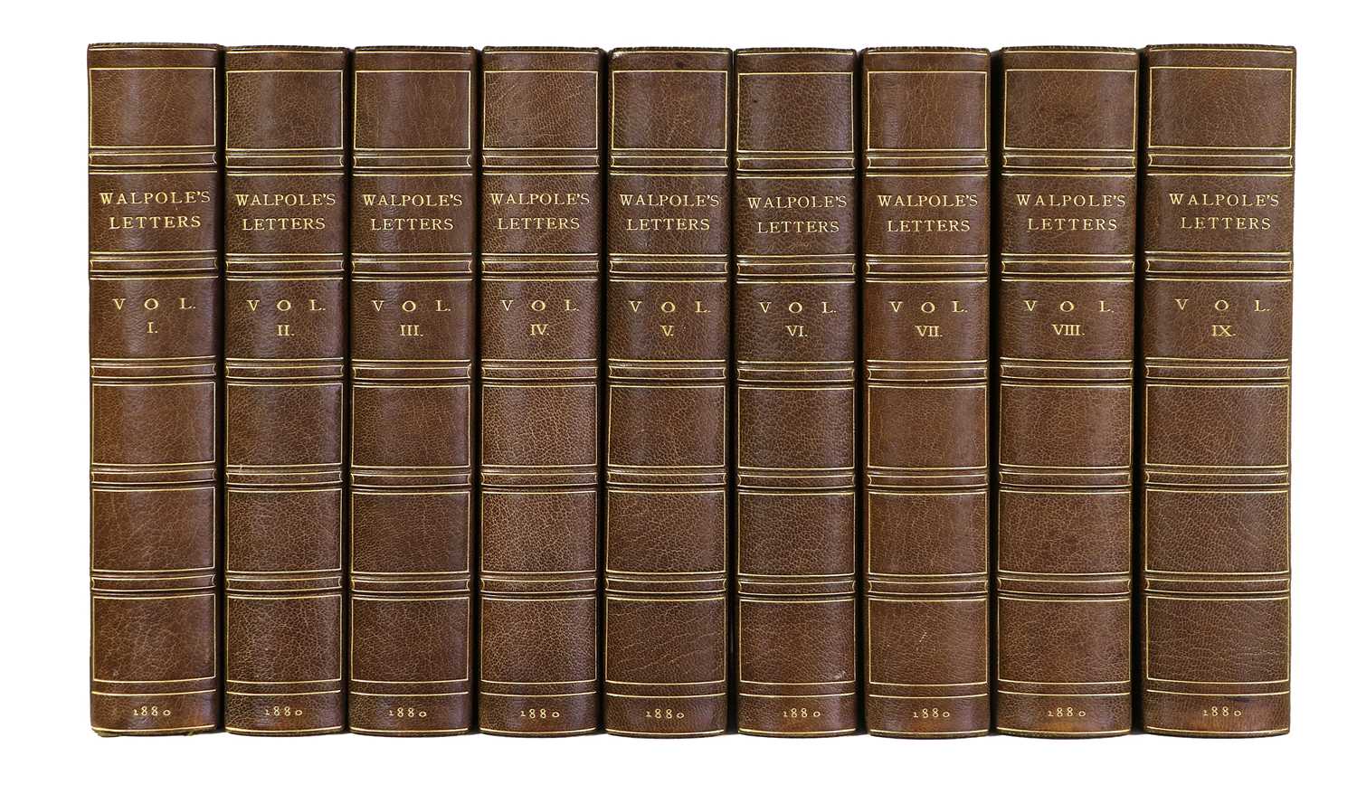 Lot 152 - Walpole (Horace). The Letters of Horace
