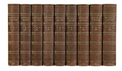 Lot 152 - Walpole (Horace). The Letters of Horace...