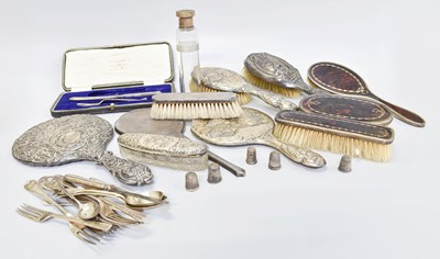 Lot 60 - A Collection of Assorted Silver, including...