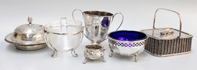 Lot 73 - A Collection of Assorted Silver and Silver...