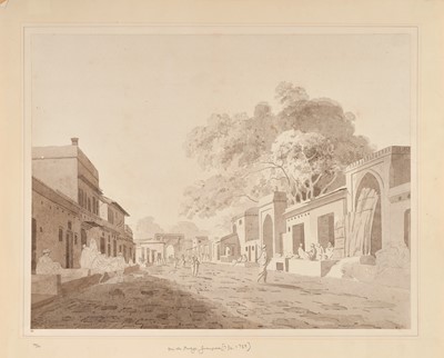 Lot 1048 - Thomas Daniell RA (1749-1840) "On the Bridge,...