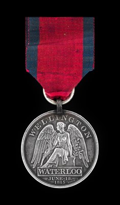 Lot 13 - A Waterloo Medal 1815, awarded to (Private)...