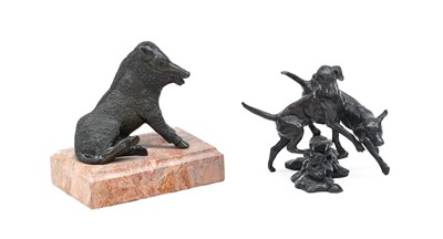 Lot 95 - A Signed Limited Edition Bronze of Two Hounds,...