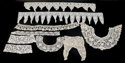 Lot 2035 - Late 19th Century Lace comprising a Honiton...