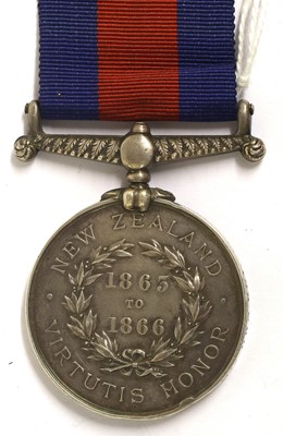 Lot 28 - A New Zealand Medal 1863-1866, renamed to 4414....