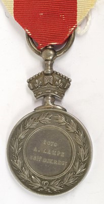 Lot 30 - An Abyssinia War Medal 1867-1868, the reverse...