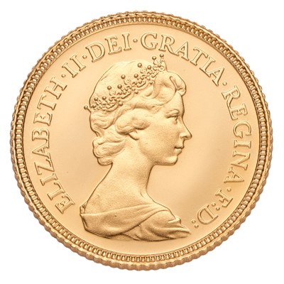 Lot 276 - Elizabeth II, Proof Half Sovereign 1980;...