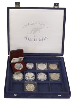 Lot 413 - Assorted World Silver Coins and Commemoratives;...