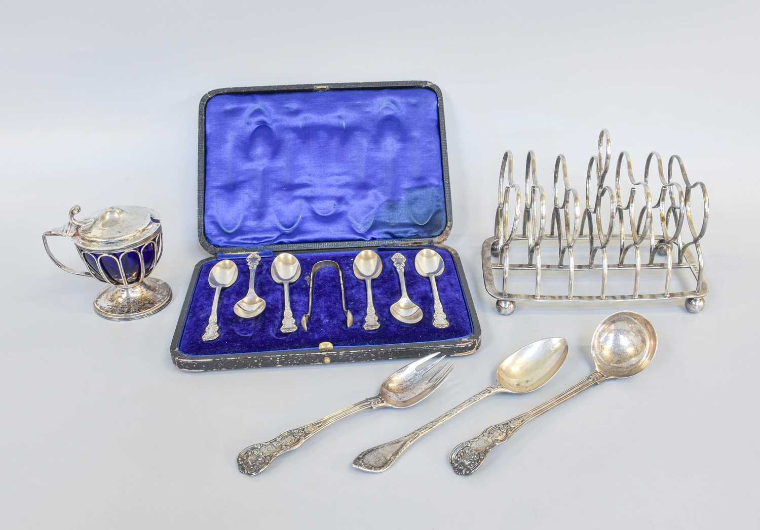 Lot 90 - A Collection of Assorted Silver, comprising a...