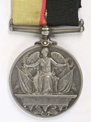Lot 38 - A Queen's Sudan Medal 1896-1898, awarded to...