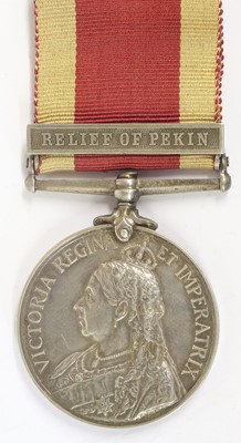 Lot 40 - A China War Medal 1900, with clasp RELIEF OF...