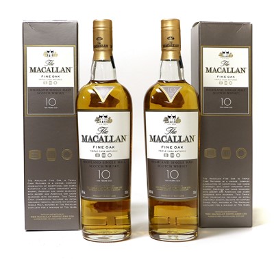 Lot 166 - Macallan "Fine Oak" 10 Year Old Highland...