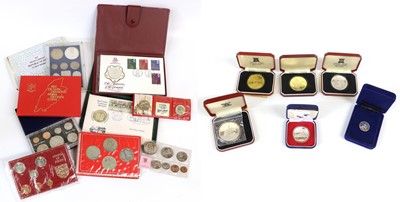 Lot 401 - Assorted World Commemorative Coins and Sets;...