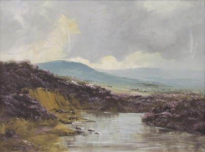 Lot 1047 - Lewis Creighton (1918-1996) Heather covered...