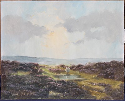 Lot 1047 - Lewis Creighton (1918-1996) Heather covered...