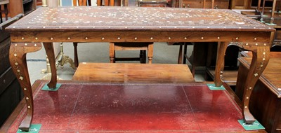 Lot 1141 - An Indian Hardwood Coffee Table, 20th century,...