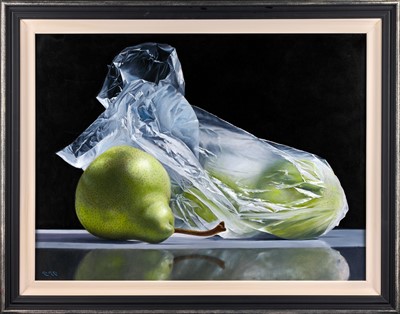 Lot 645 - Ken McKie (Contemporary) Still life of pears...