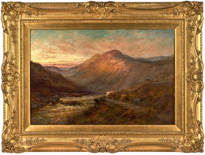 Lot 1102 - Alfred de Breanski Snr. (1852-1928) "The River...
