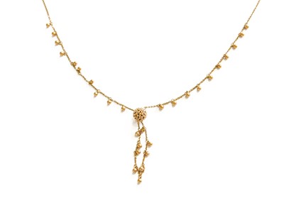 Lot 369 - An 18 Carat Gold Bead Necklace, by Links of...