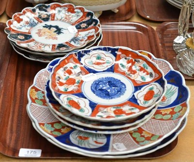 Lot 175 - Eight Japanese Imari dishes